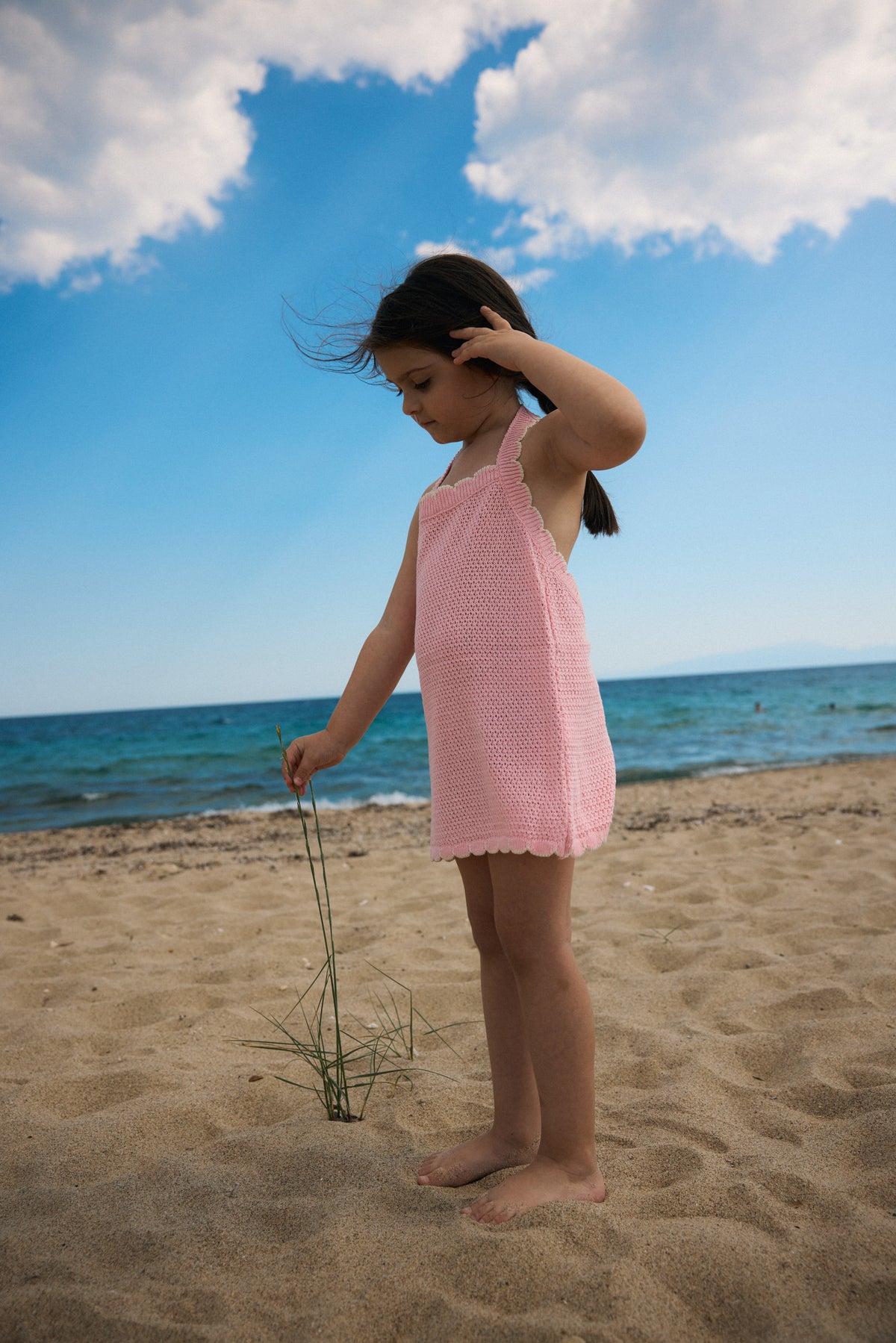 THEROS HALTER DRESS | petal
