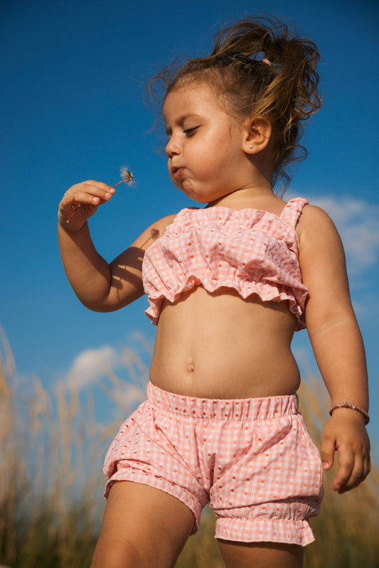 LOULOU BLOOMERS | pink gingham