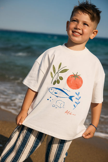 MEDITERRA TEE | ecru
