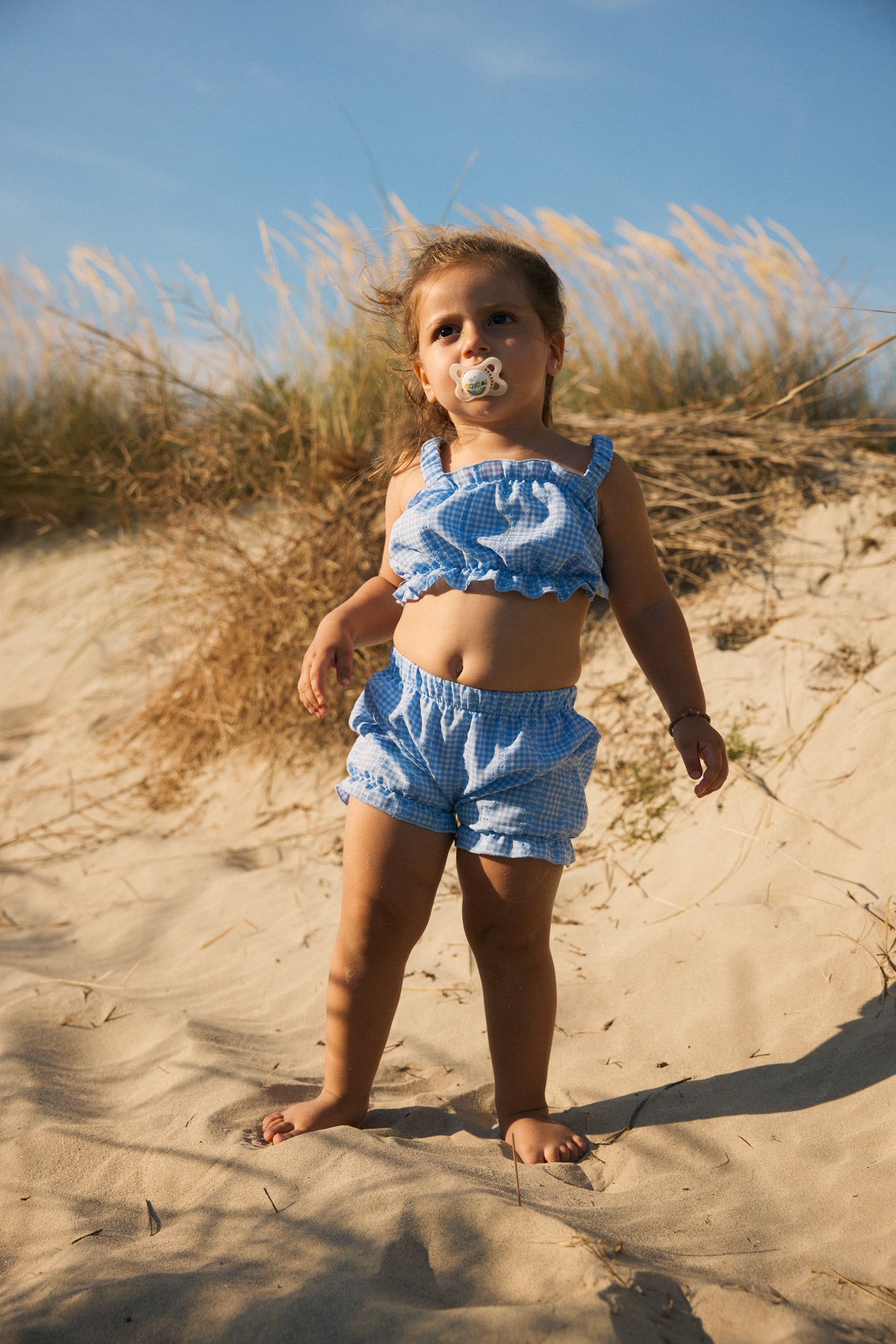LOULOU BLOOMERS | blue floral gingham