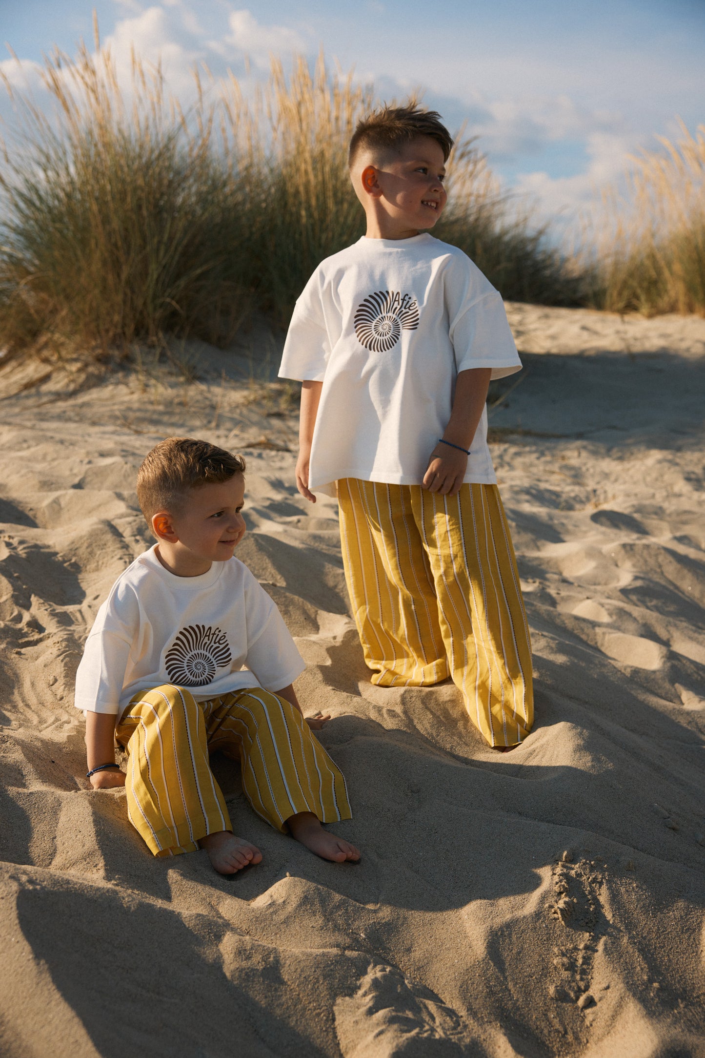 RIVIERA PANTS | mustard stripe