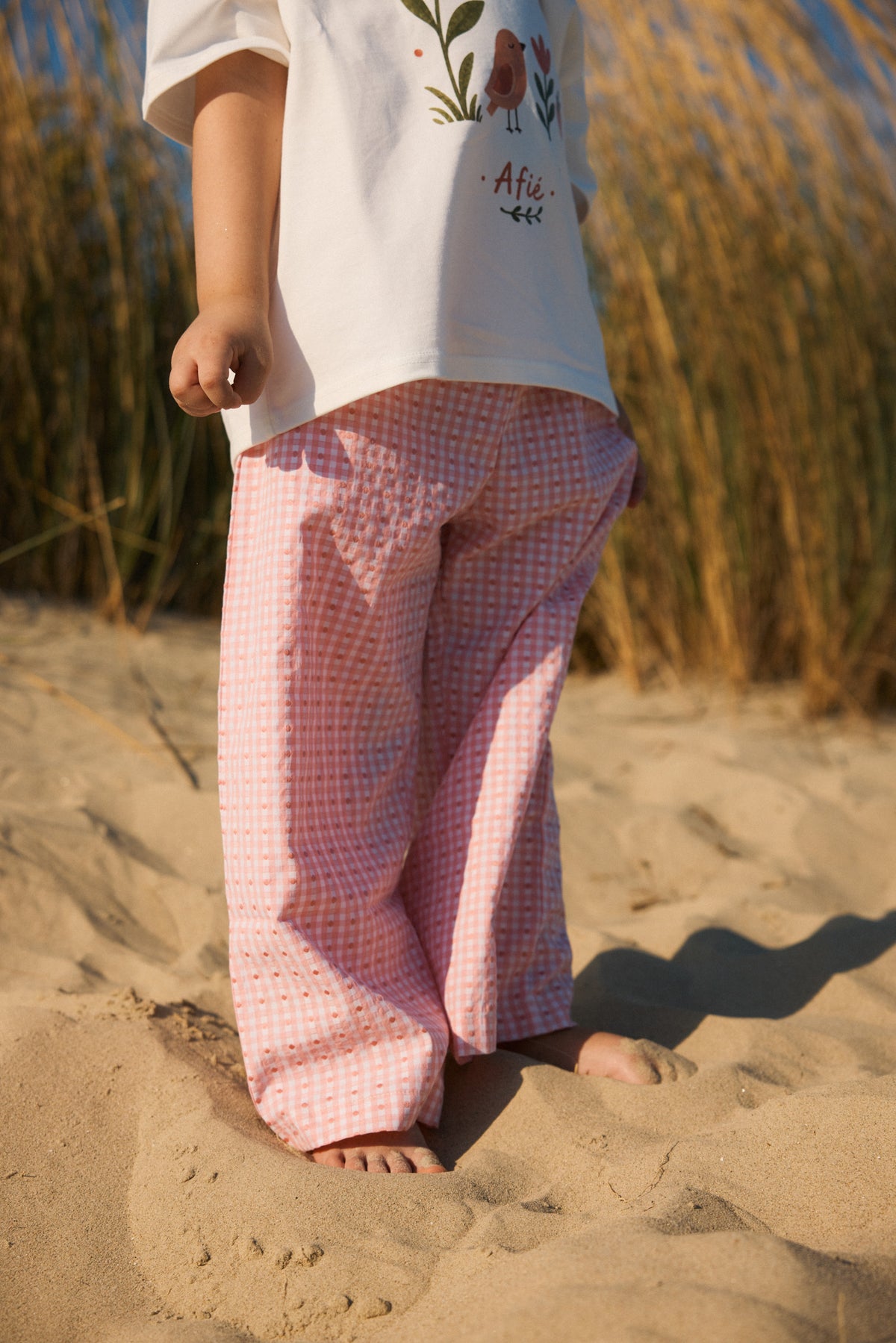 CHERIE VICHY PANTS | pink gingham