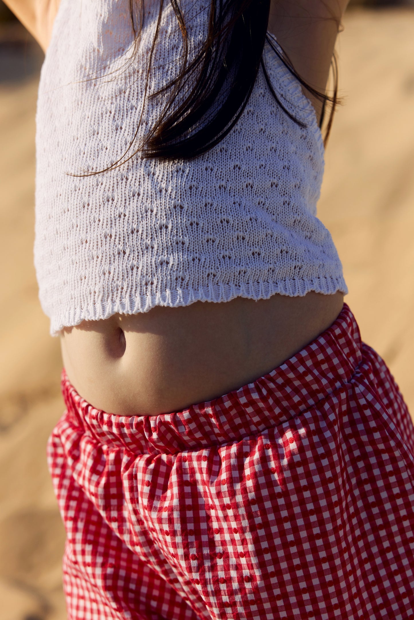 CHERIE VICHY PANTS | red gingham
