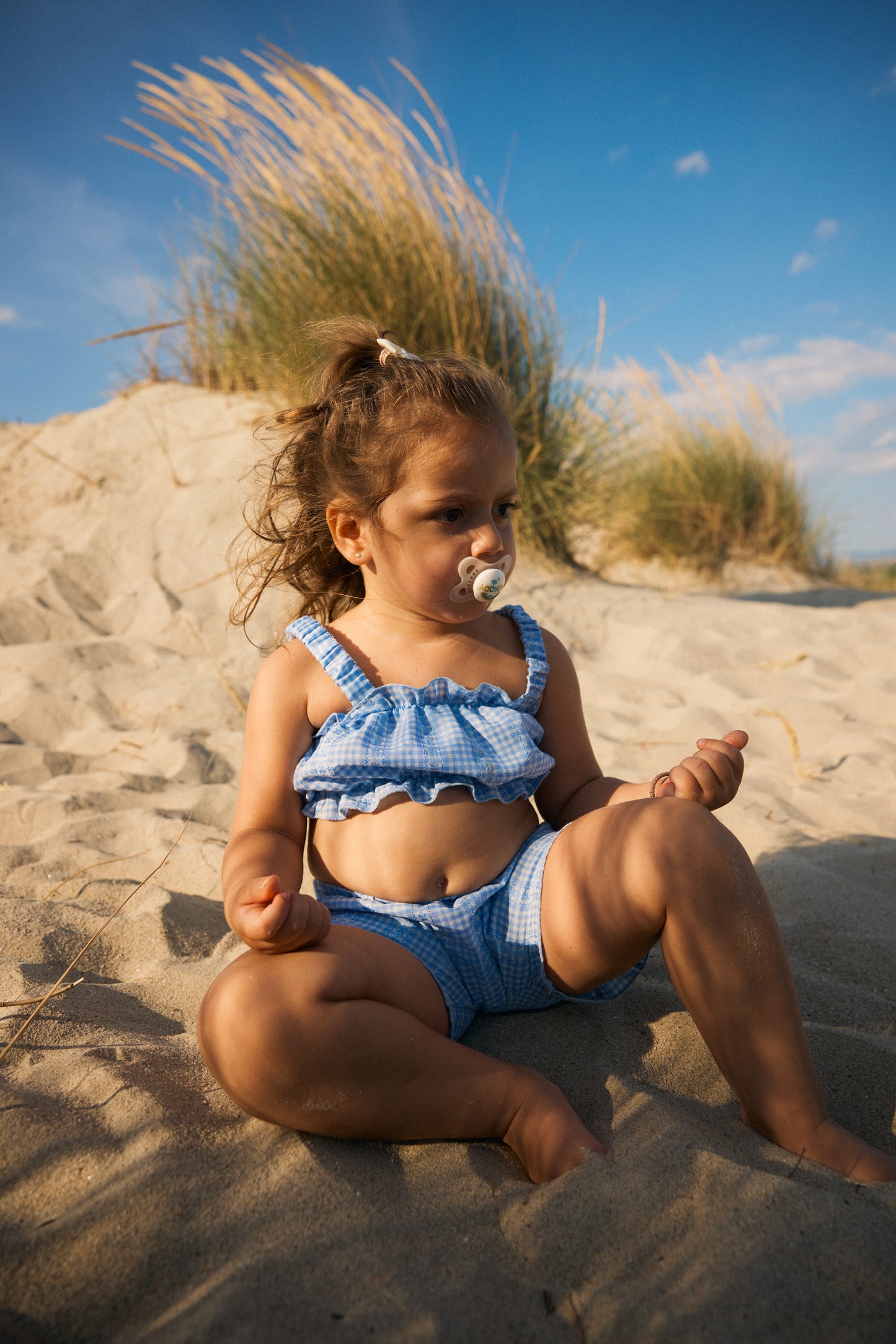 LOULOU BLOOMERS | blue floral gingham