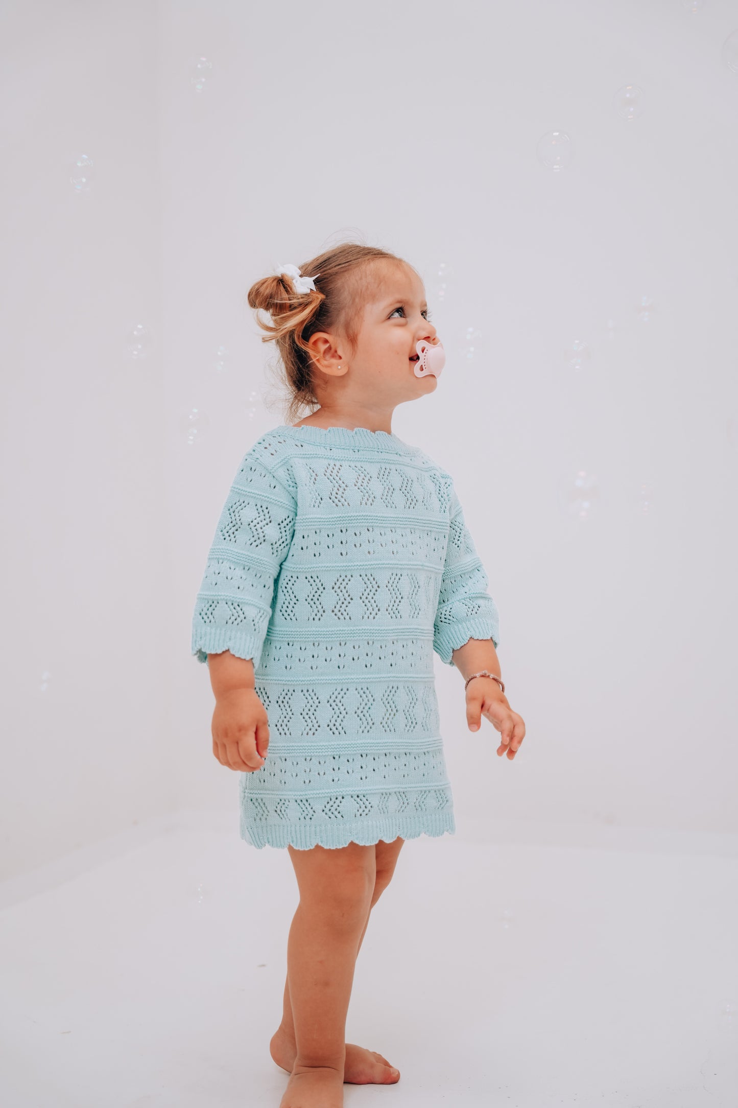 AMMOS 'OPEN BACK' DRESS | misty azure