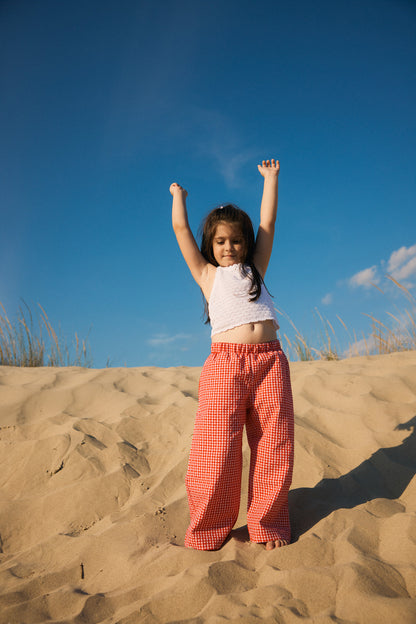 CHERIE VICHY PANTS | red gingham